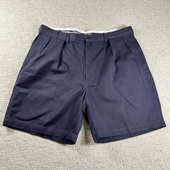 Polo Ralph Lauren Golf Pleated Chino Shorts Blue Men’s Size 40 x 8 - Picture 1 of 7